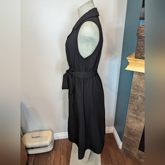 NWT Torrid black Midi Shirtdress with tie waist 0x, 12 - Picture 9 of 17
